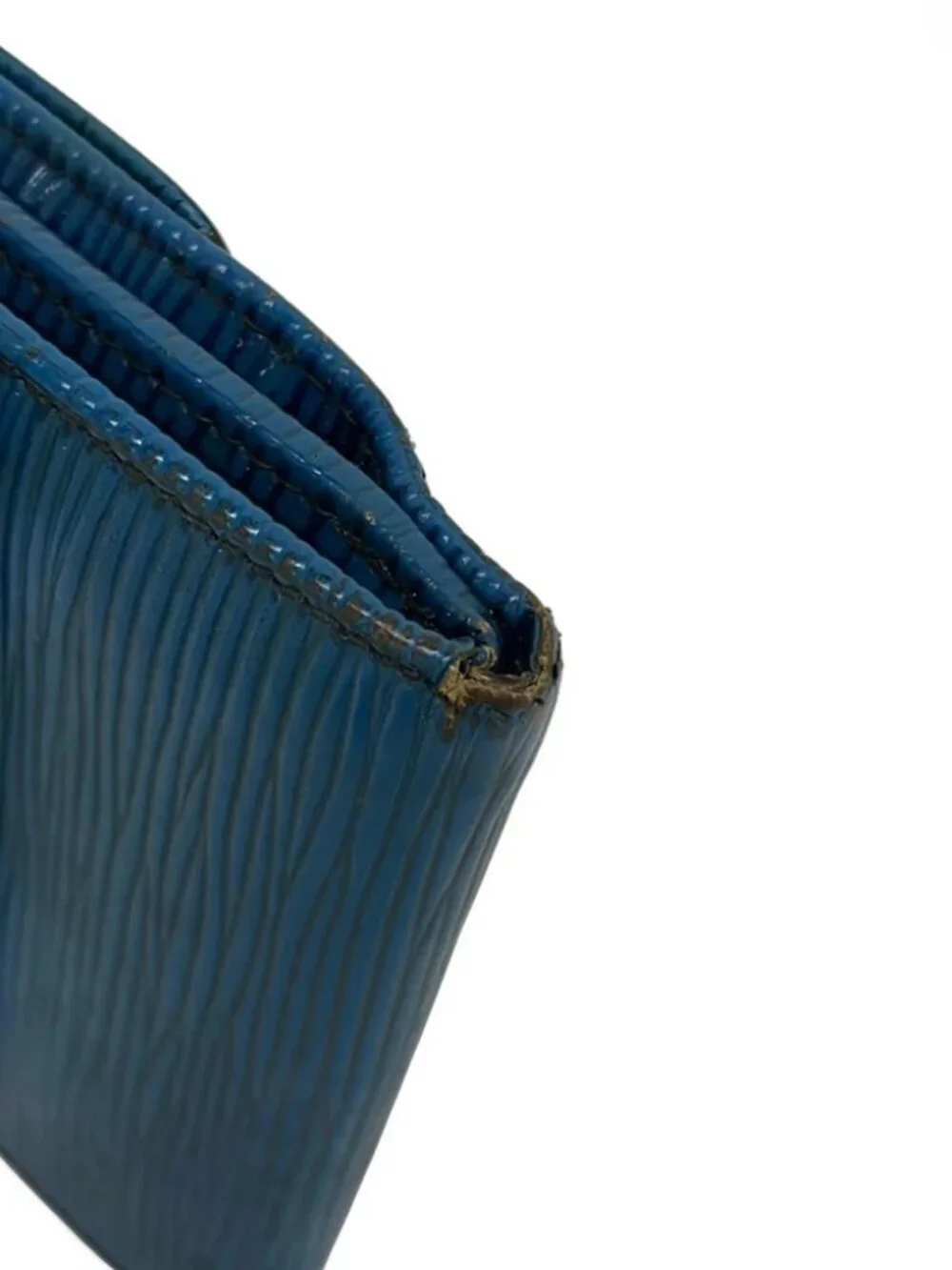 LOUIS VUITTON Porte Monnaie Billets Cartes Credit M63485 Toledo Blue Epi